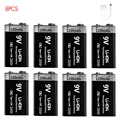 9V 1100mAh 8pc