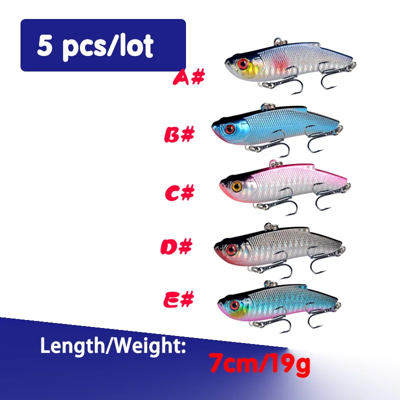 7cm19g-5pcs-lot