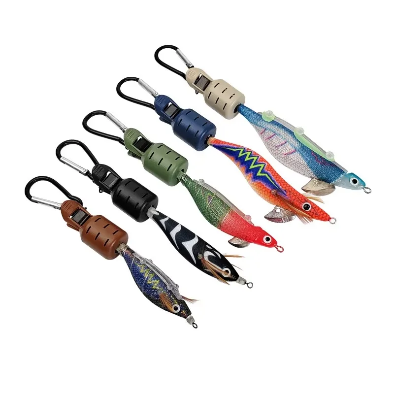 Gancho para camarones, funda protectora, gancho de calamar, hebilla telescópica, Clip de protección contra arañazos, funda de gancho de plástico - imagen 4