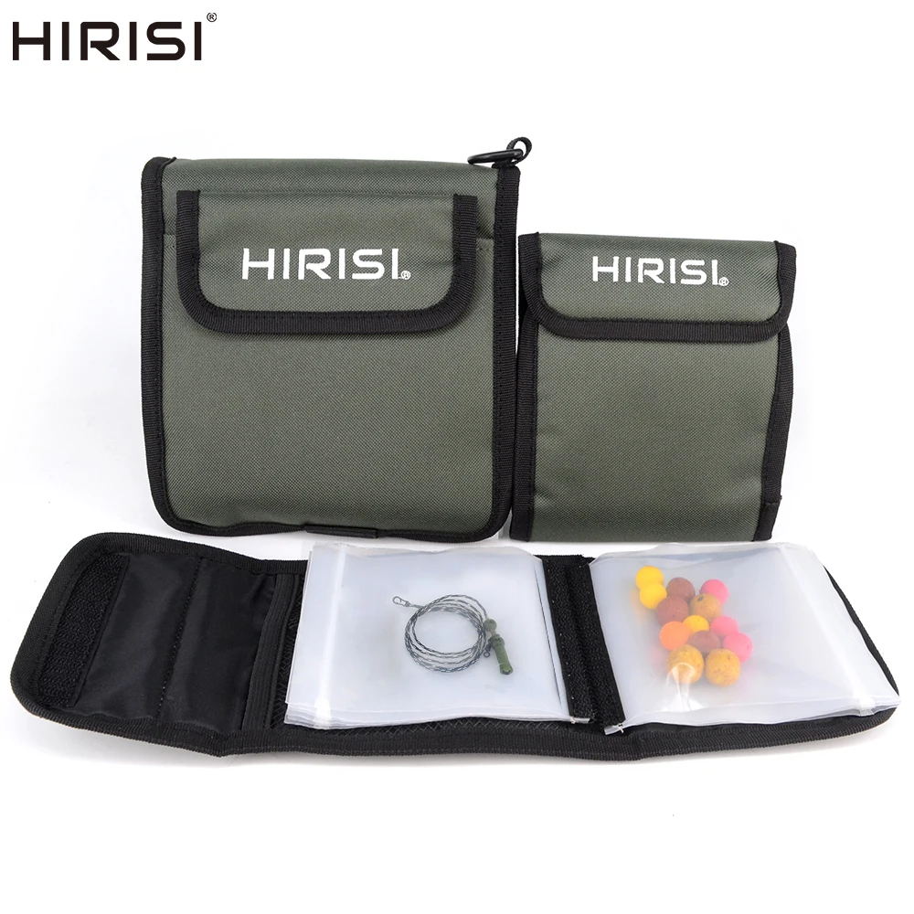 Hirisi-bolsa para aparejos de pesca, bolsa de almacenamiento de accesorios para aparejos de pesca de carpa, billetera, aparejos para el cabello, bolsa de transporte transparente - imagen 5