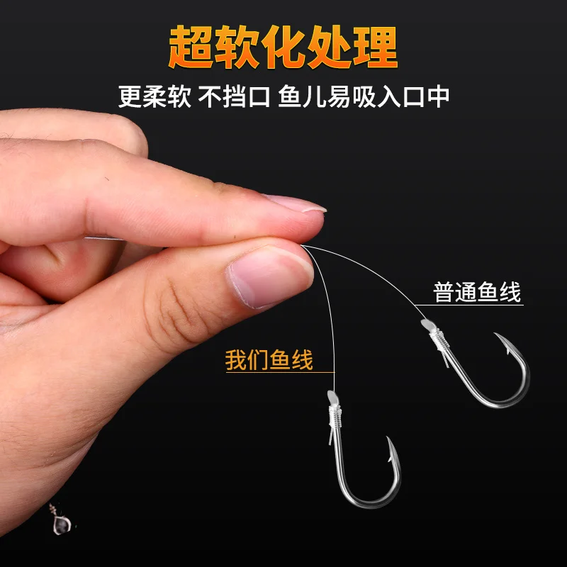 Topline-sedal de pesca de nailon superfuerte, aparejo de 120m, 2LB - 40LB con revestimiento de fluorocarbono para carpa, peces marinos - imagen 4