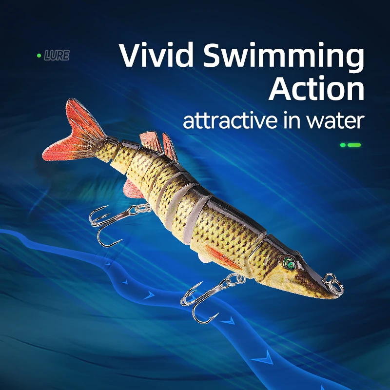 WEIHE 1 Uds tipo pez multisección 13cm21g lanzamiento lejano Luya cebo duro cebo falso - imagen 5