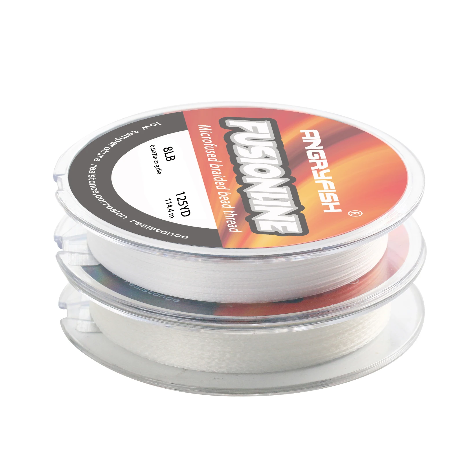 Angryfish microfusión trenzada 2/4/6/8/10LB 4 hebras línea de Pesca 125YD/114,4 M nuevo aparejos de Pesca