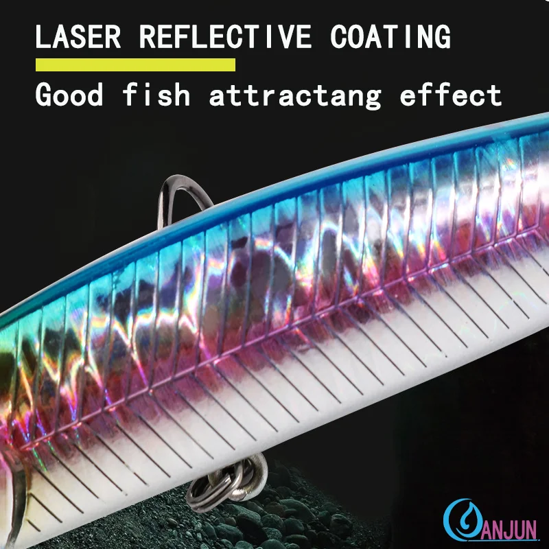 Señuelo Trembling hundimiento lápiz Wobbler Bass Fish para curricán - imagen 3
