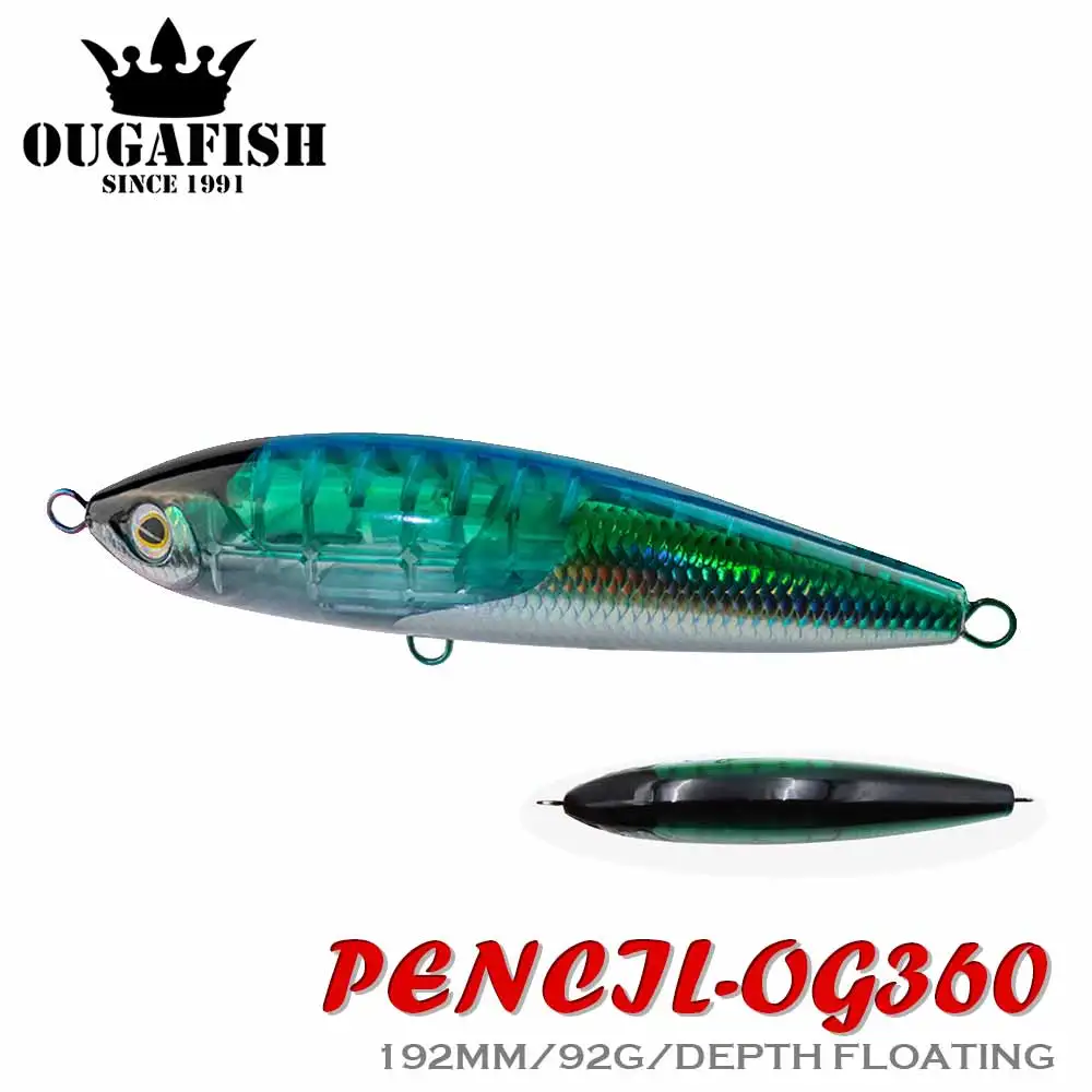 PENCJL-OG360 Un señuelo de pesca versátil y duradero diseñado para aventuras de pesca de aguas profundas