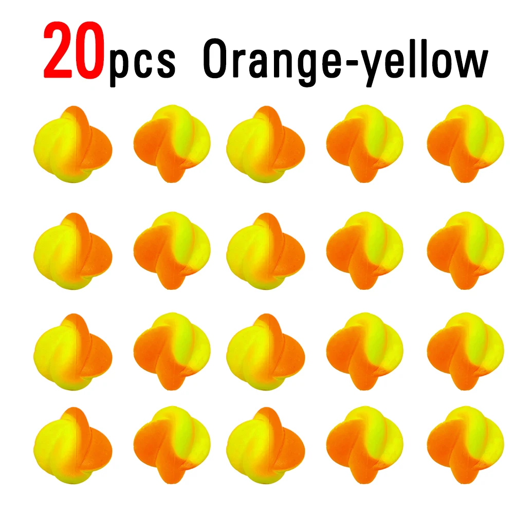 20pcs Yellow Orange
