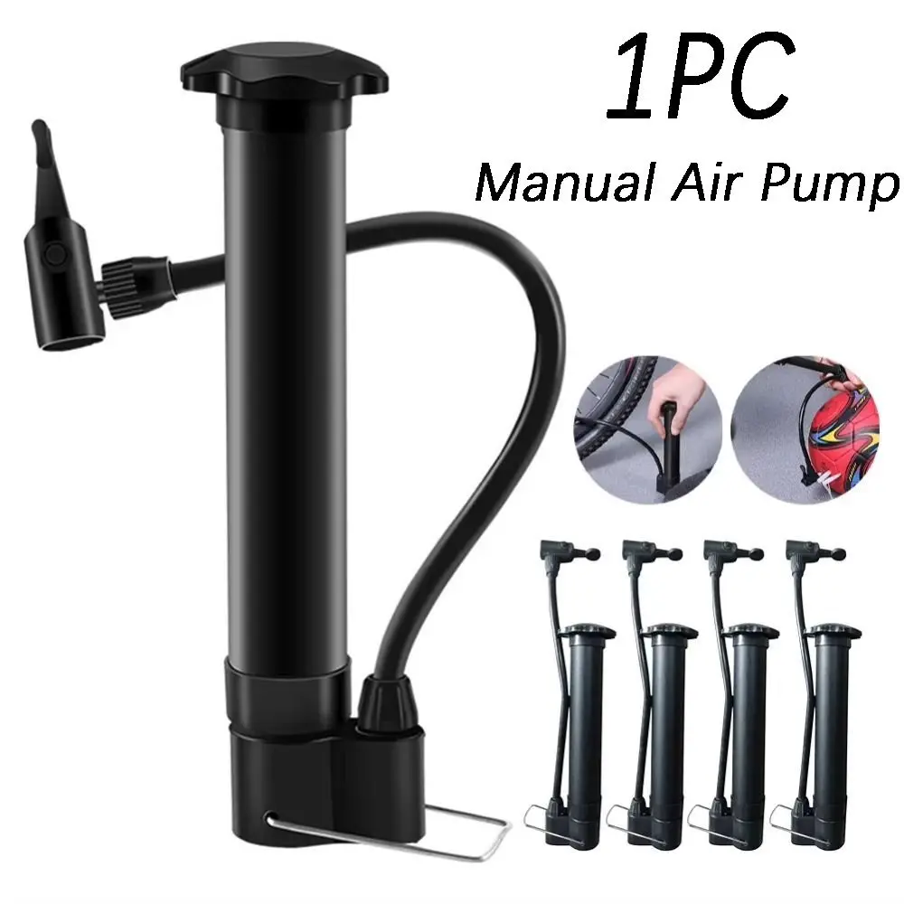 Durable 80PSI Bicycle Pump Portable Lightweight Balloon Manual Air Pump Bicycle Floor Pump Road Bikes - imagen 5