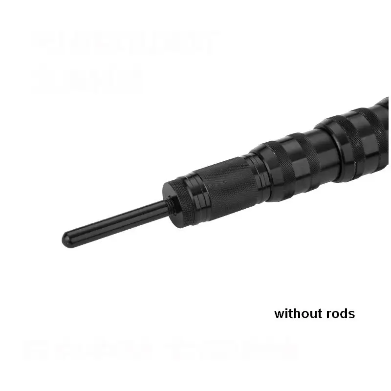 DZ01 Perno acero inoxidable negro rosca M8-1.25 inversa soporte caña - imagen 2