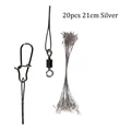 20pcs 21cm silver