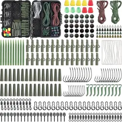 Kit de pesca para carpa con manga antienredos y alineador de línea