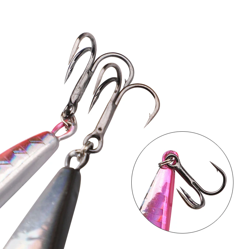 Señuelo de plantilla de Metal, Wobblers de 10g-22g para curricán, cebo duro Artificial, Jigging, cuchara de fundición, cebo falso para pesca, carpa, trucha, señuelos marinos - imagen 5