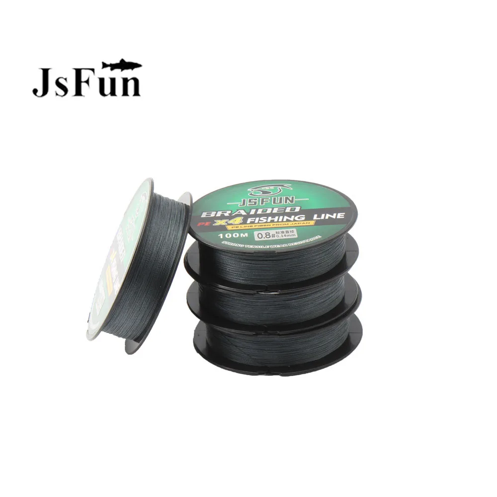 Línea de pesca sublarga de 4 hebras, 100m, línea de PE de alta potencia, resistente al desgaste, caña de fundición para pesca en el mar - imagen 3