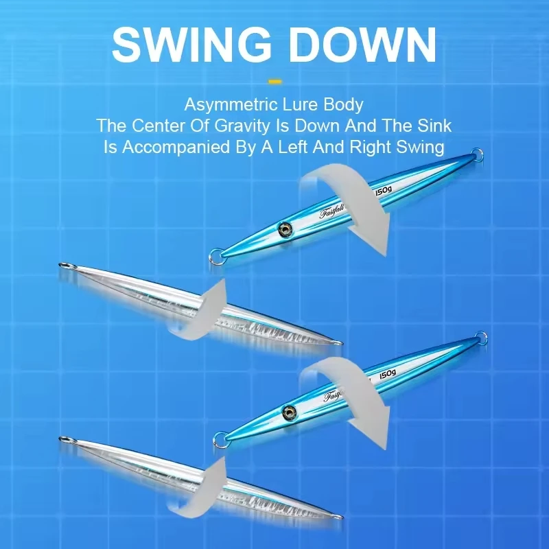 Jigging Master Super Gangster Stick II Jig metálico punta aerodinámica - imagen 5