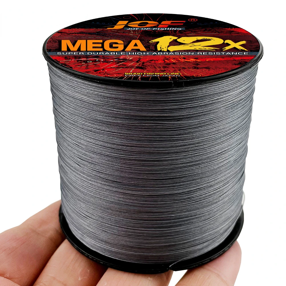 Hilo de sedal de pesca multifilamento de PE, cebo de 12 hebras resistente a impactos de alta resistencia de 100M, carpa de agua salada 0,8 #-8,0 #, resistente al desgaste - imagen 4