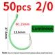 50pcs Size 2I0 TypeC