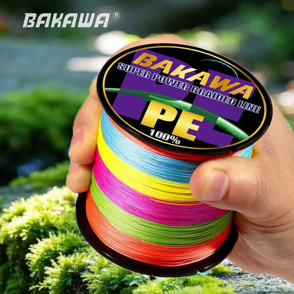 BAKAWA X4 línea de pesca trenzada PE súper fuerte resistente para carpa - imagen 5