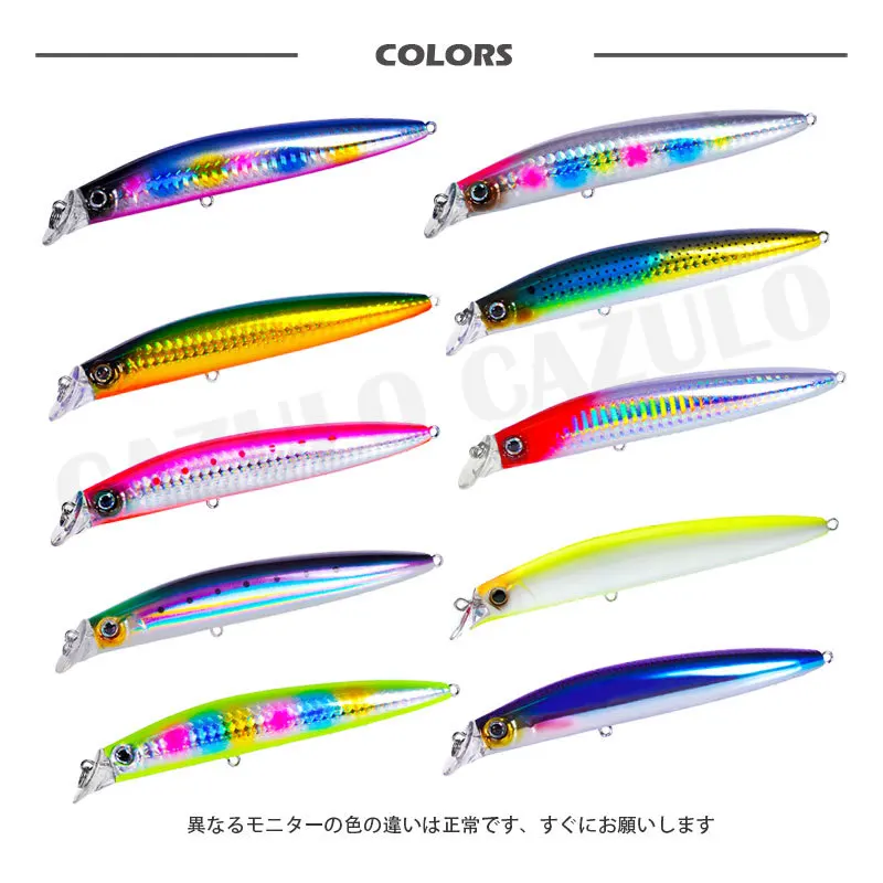 Señuelo De Pesca flotante Minnow, 115mm, 15g, Wobblers De natación De larga distancia, Accesorios De Pesca, aparejos artificiales Leurre - imagen 2