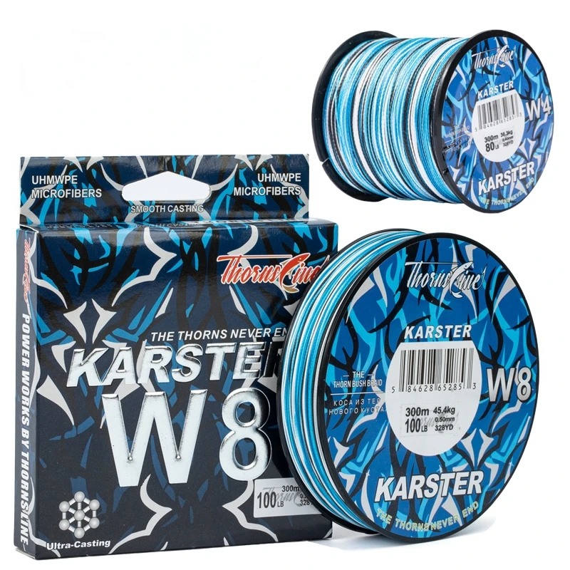 2024 nuevo 8 hebras 500M 300M 150M Multicolor Japón Spinning extremo PE tejido fuerte multifilamento carpa línea de Pesca - imagen 2