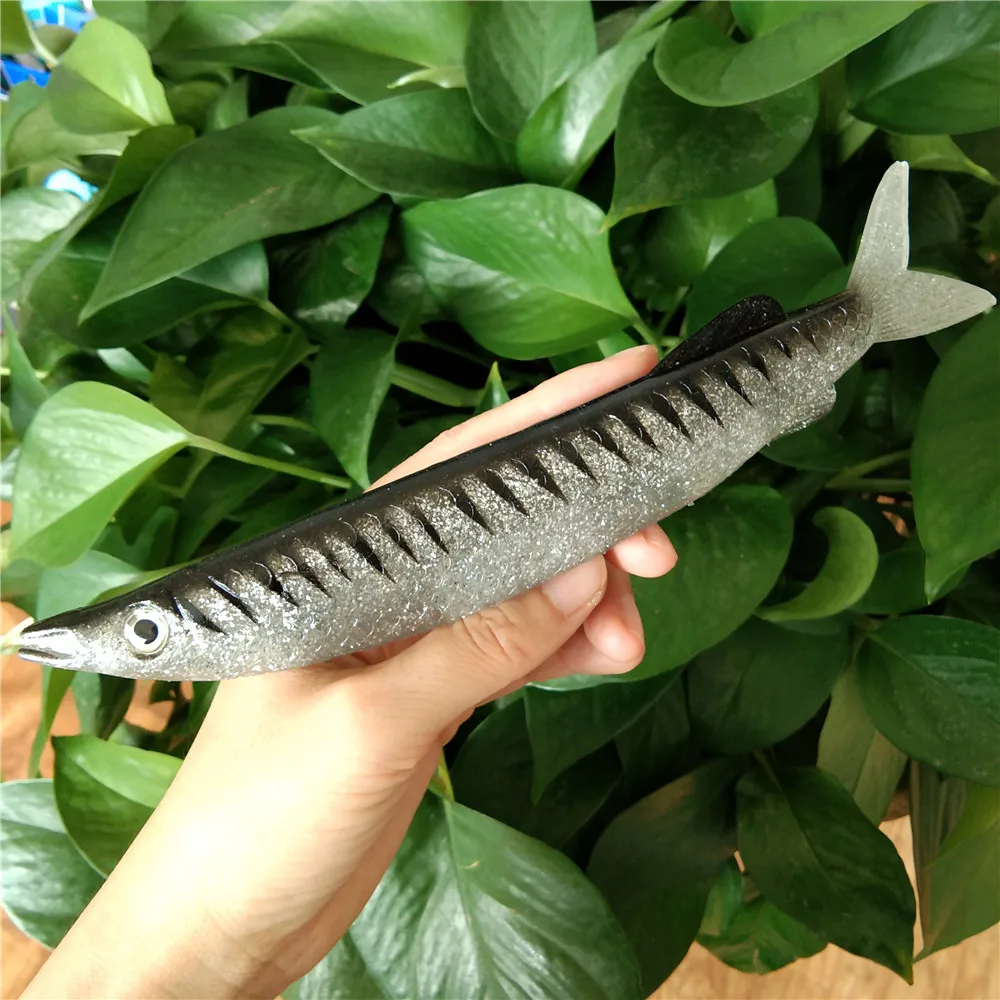 Señuelo de pesca suave, Wobbler para Lucio, cebo Artificial, 22cm, 53g, 1 unidad - imagen 2