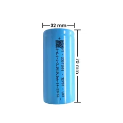 Batería LiFePO4 recargable para luz solar linterna
