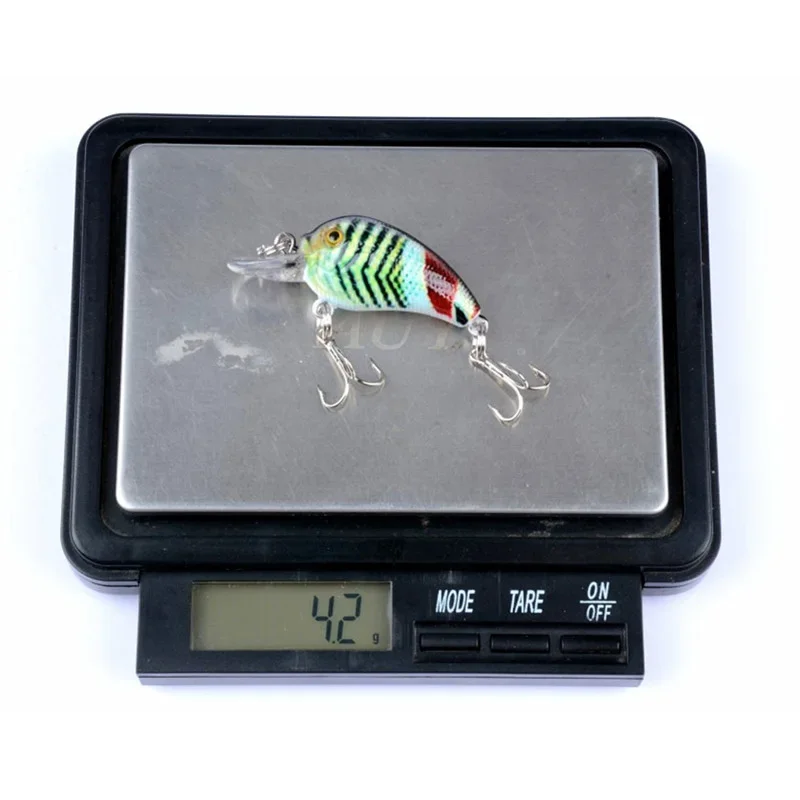 Señuelo de pesca flotante Crankbait, 4,5 cm, 4,2g, cebo duro Artificial para trucha, lubina, Swimbait, Wobbler, aparejos de pesca Jerkbait, 1 ud. - imagen 3
