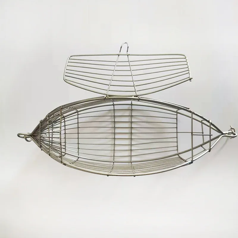 Nasa PD plegable en acero inoxidable para pesca de fondo con cebo - imagen 2