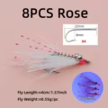 8pcs rose
