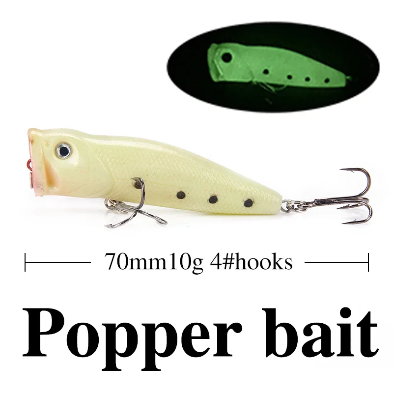 Cebos duros LED Swinger Artificial para lucio y perca – Pesca nocturna - imagen 4