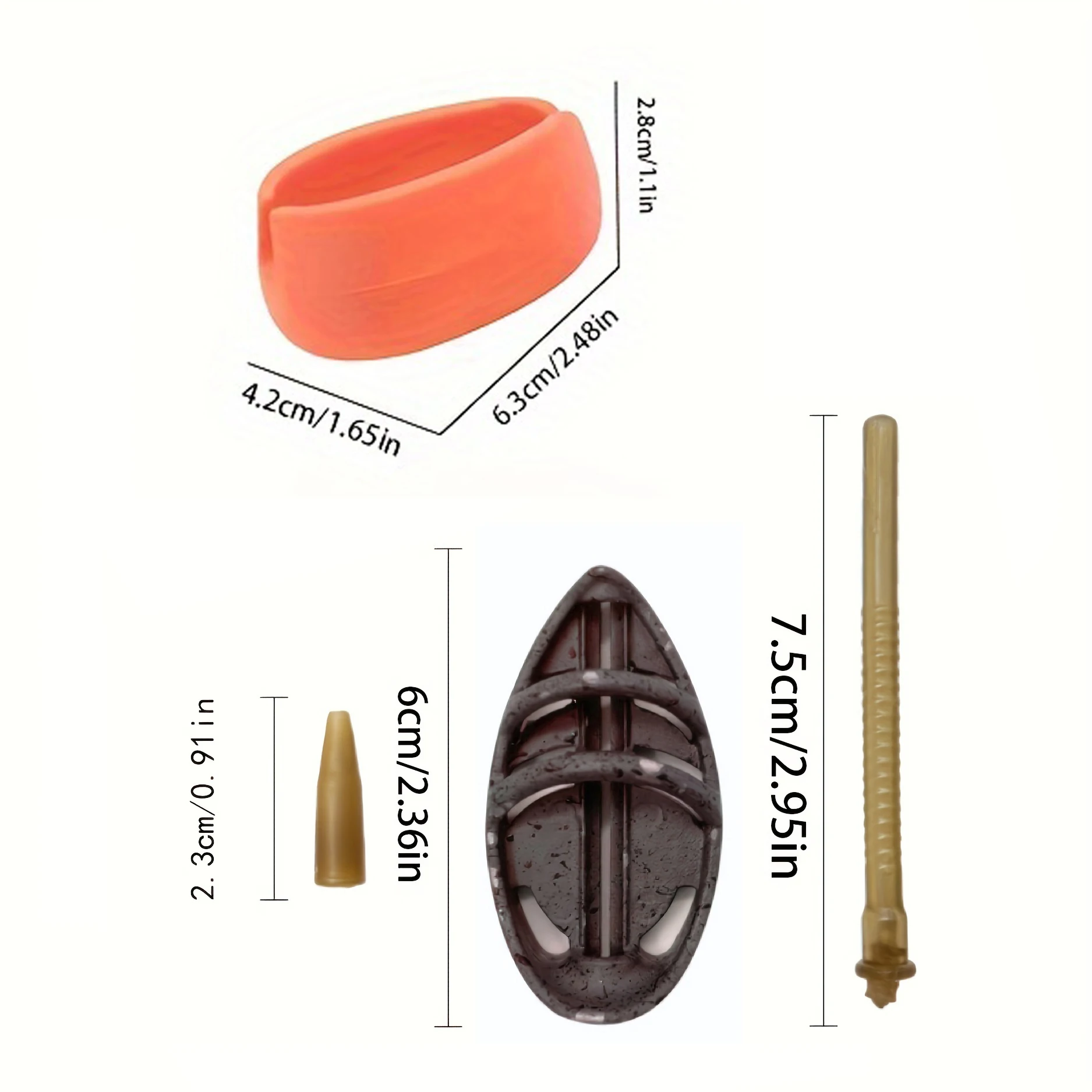 Alimentador de Método Feedermatic Carpa – Plomo Aleación - imagen 3