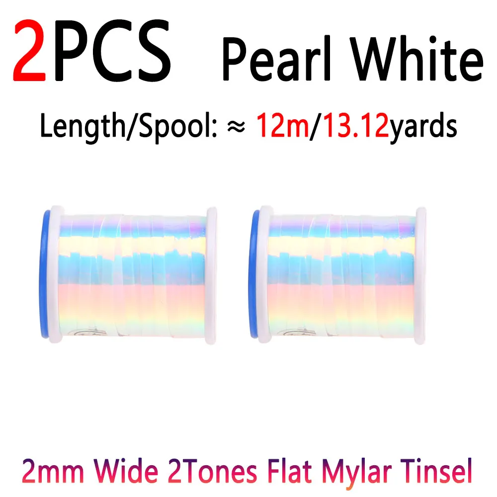 2pcs Pearl White