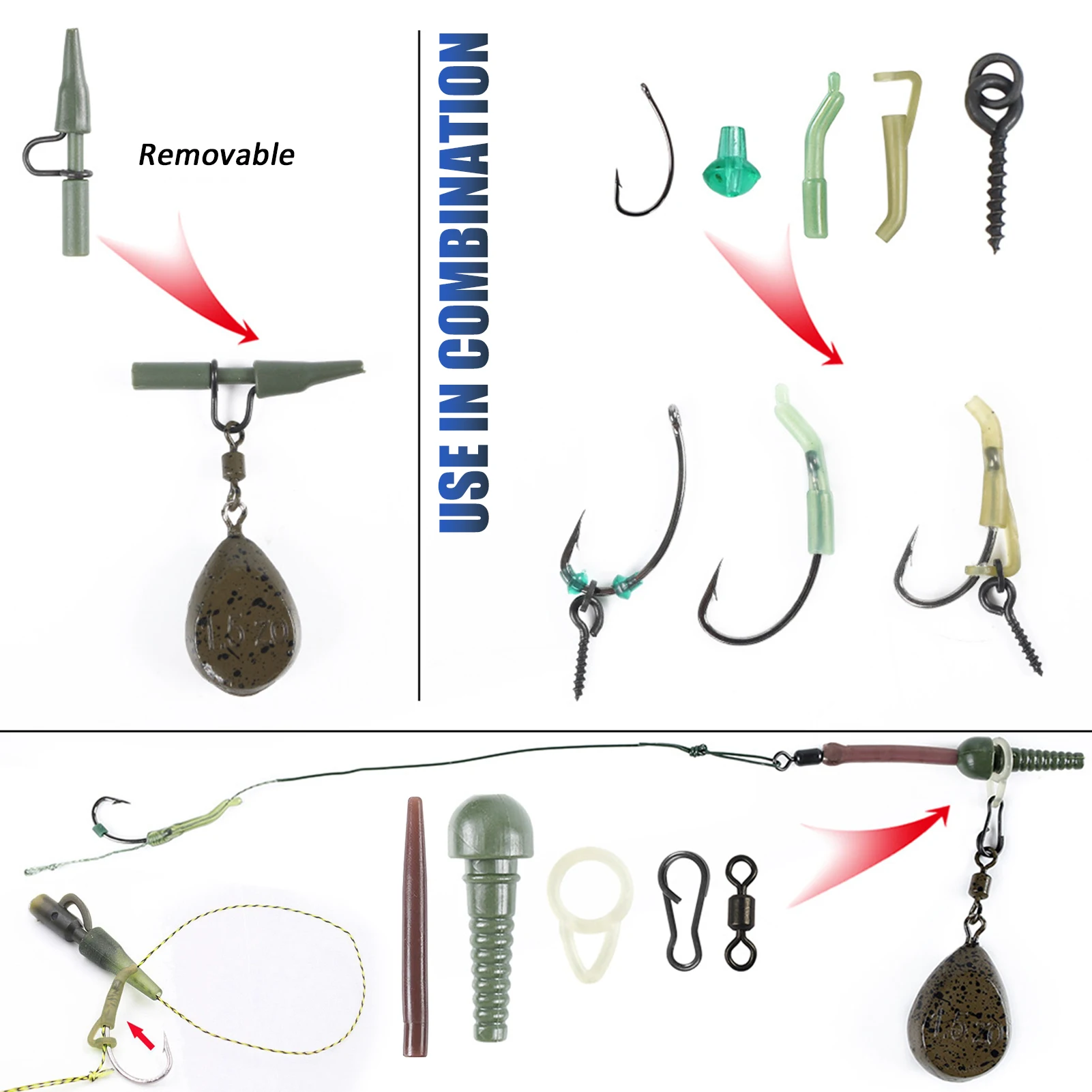 Caña de carpa FREE FISHER con carrete giratorio telescópico - imagen 4