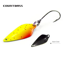 Cucharillas Countbass 0,9g – Latón para trucha, lubina y lucio
