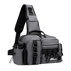 Bolsa de pesca impermeable bandolera multifuncional para equipo