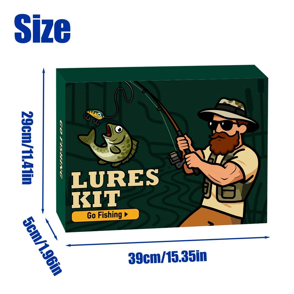 Calendario de Adviento de pesca JSFUN – Set de aparejos - imagen 3