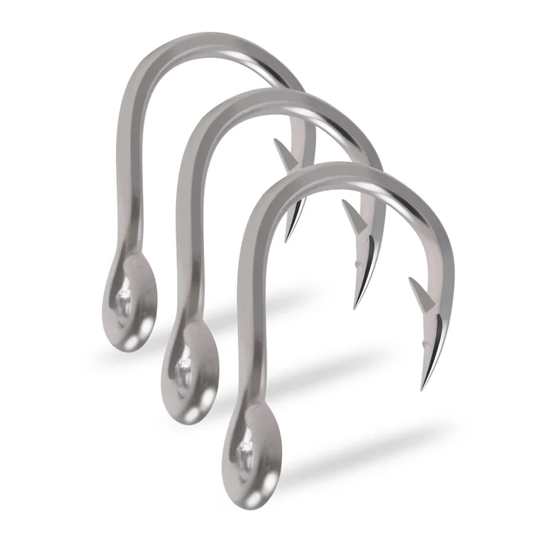 ZYZ-anzuelo de pesca para barco, aparejos de 8 tamaños, anzuelos gruesos para peces grandes, accesorios para barcos oceánicos, anzuelos de pesca de arrastre - imagen 5