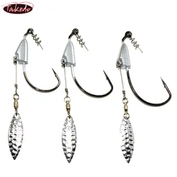 MUSTAD LD02 – Cabeza de Plantilla con Cuchara Giratoria 3/0 a 5/0