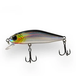 Mini señuelo de pesca flotante Minnow, 5,8 cm, 5g, manivela Artificial para trucha, Wobbler para pesca, Lucio, Jerkbait, pesca en roca, cebos duros, 1 ud.