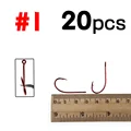 20pcs size 1 red