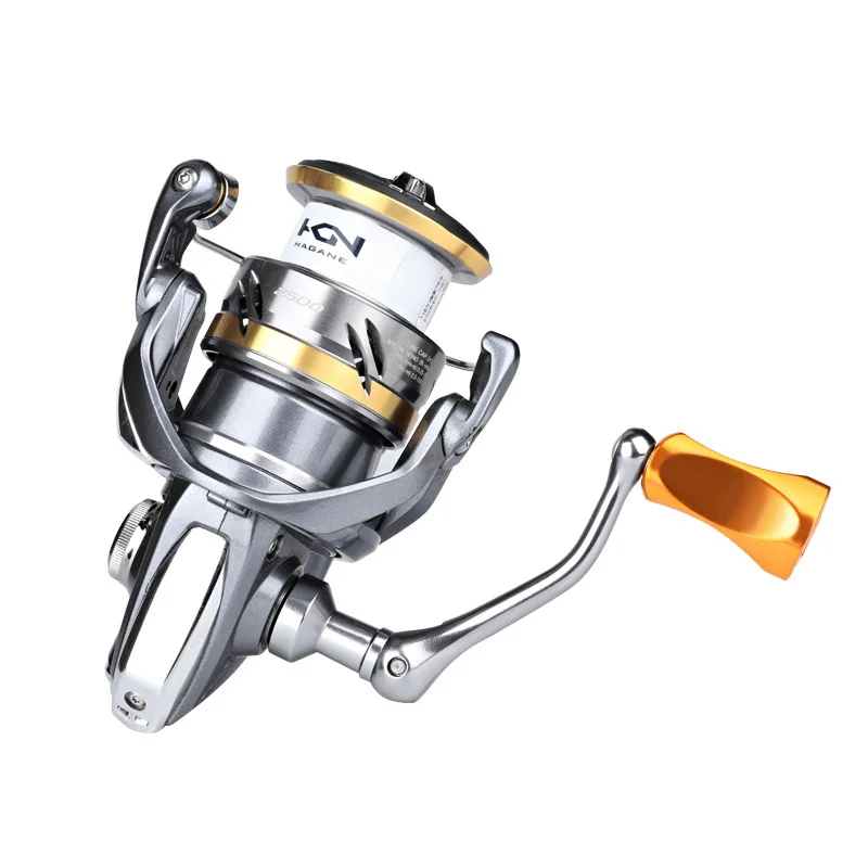 Modificación de mango de carrete giratorio de pesca para carrete de pesca con tornillo de marca S, accesorios de carrete de pesca con bola de agarre de brazo basculante de Metal - imagen 5