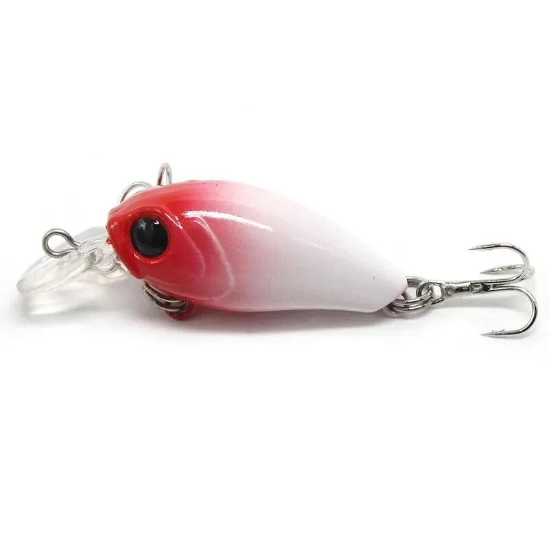 Crankbaits flotantes de plástico duro con sonajero para buceo profundo - imagen 3