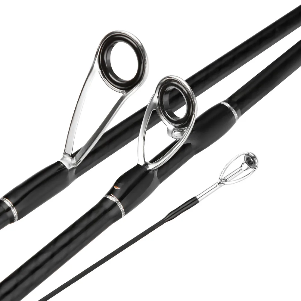 Caña de pescar de fibra de carbono, 150cm, 168cm, 180cm, señuelo de Punta UL, caña de fundición giratoria ultraligera rápida para trucha - imagen 4