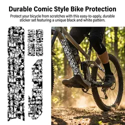 Protector cuadro bici fibra de carbono, resistente a arañazos