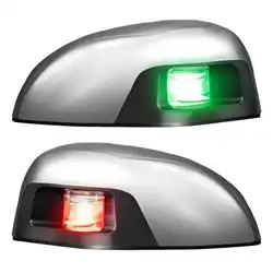 Luces LED de navegación 12V IP67 estribor babor acero inoxidable 316