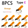 8PCS C Orange