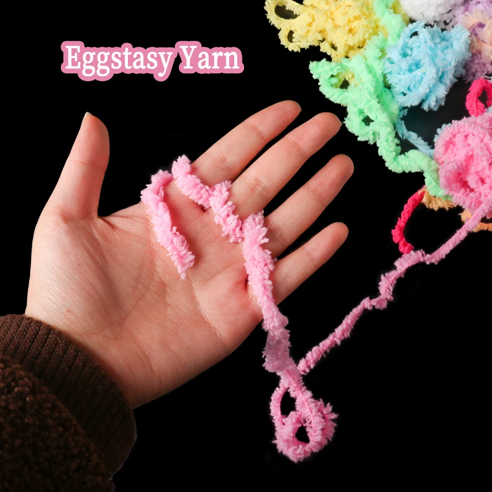 WIFREO-Hilo de fibra de chenilla sintética para moscas de huevo, Señuelos de Pesca de trucha, 10 colores - imagen 4