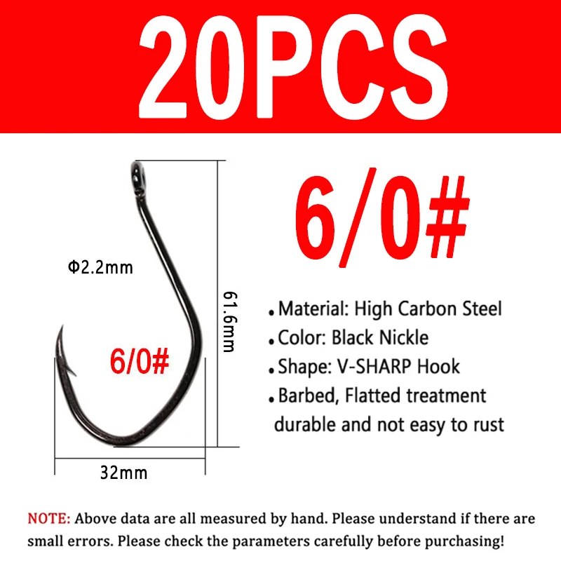Size 6l0 20PCS