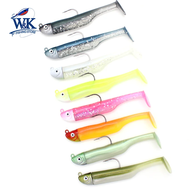 Señuelos de pesca JIG Head Rock de 5 g con cebo suave de 6 cm, señuelo de pesca de isla de lubina para perca, Lucio, Swimbait, sábalo y arenero con - imagen 5