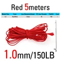 Red 1.0mm 5m