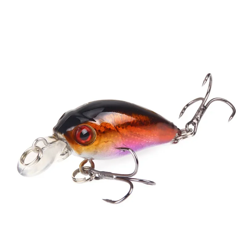 Señuelo de pesca para peces, cebo duro Artificial con manivela, Wobbler topwater, Mini señuelo Crankbait de pesca, 1 ud. - imagen 4