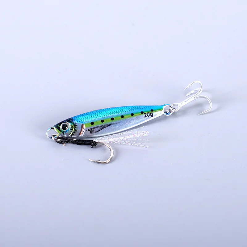 Señuelos de Pesca en el mar, anzuelos de plantilla lenta de Metal, cuchara de cebo Artificial, señuelos de plantilla de pesca en barco, Señuelos de Pesca súper duros, 7g, 10g, 15g, 20g - imagen 4